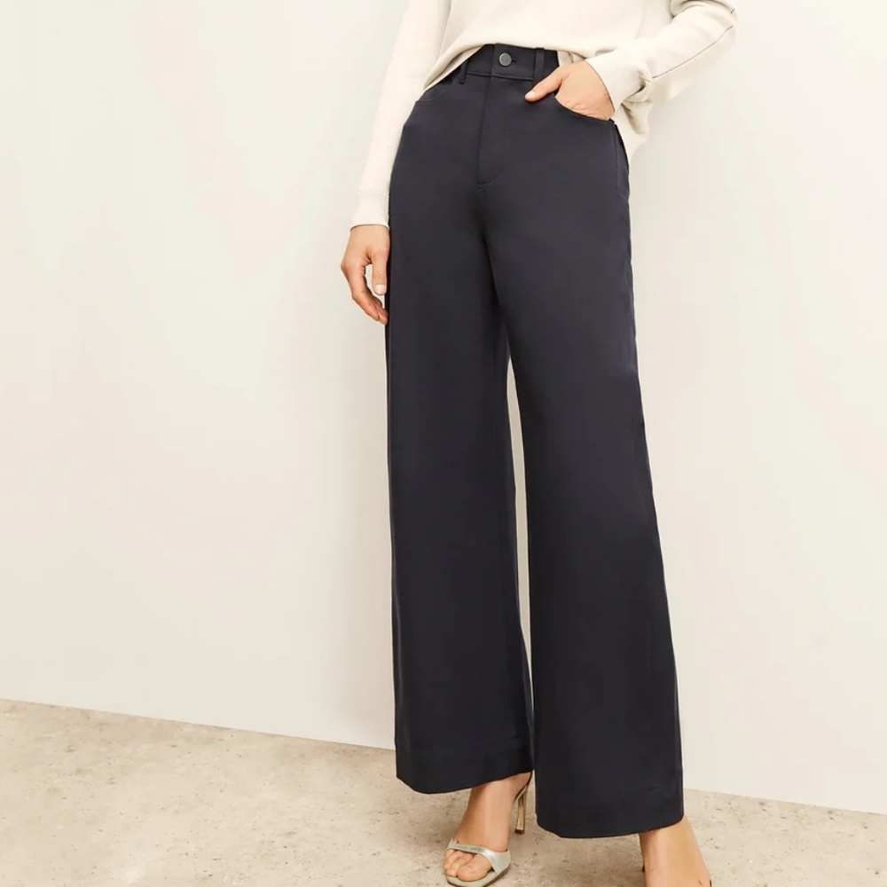 M.M. Lafleur The Milo Wide-Leg Jean - Eco Better Than Denim Size 0